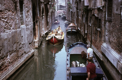 Olaszország, Velence, Rio delle Due Torri a Ponte Santa Maria Mater Domini-ról nézve., 1972, Közösségi Szociális Szövetkezet, színes, csatorna, Fortepan #93438