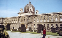 Ausztria, Bécs, Maria Theresien Platz, Naturhistorisches Museum., 1967, LHM, színes, múzeum, Gottfried Semper-terv, Karl Freiherr von Hasenauer-terv, Fortepan #93507