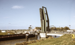 Hollandia, Den Helder, De Kooy híd (de Kooybrug)., 1969, LHM, színes, híd, felnyitható híd, Fortepan #93531