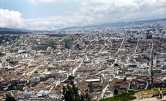 Ecuador, Quito, a város látképe a Panecillo dombról., 1976, LHM, colorful, picture, Fortepan #93566