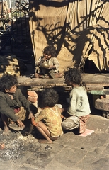 India, 1972, Lőw Miklós, colorful, meal, kids, Fortepan #93680