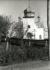 Ukraine,Zakarpattia Oblast, Khust, Angyali üdvözlet templom., 1939, Pálfi András, church, Fortepan #93964