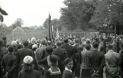 Hungary, Budapest XVIII., Hősök tere, jobbra a Címer utca., 1943, Pálfi András, Budapest, Fortepan #93990