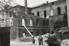 Magyarország, Budapest IX., Üllői út 93., BOTE Kórbonctani (később Semmelweis Egyetem Igazságügyi és Biztosítás-orvostani és II. sz. Patológiai) Intézet., 1957, Semmelweis Egyetem Levéltára, háborús kár, Budapest, Fortepan #94176