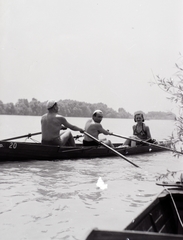 1939, Vaskapu utca, paddling, paddle, water, Fortepan #94285