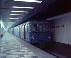 Magyarország, Budapest VIII., Blaha Lujza tér, metróállomás., 1970, UVATERV, színes, metró, metróállomás, Budapest, Fortepan #94863