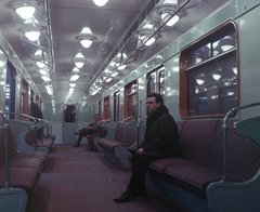 Magyarország, Budapest, metrószerelvény motorkocsija., 1970, UVATERV, színes, metró, Fortepan #94864