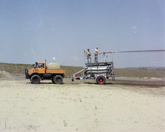 Magyarország, 1973, UVATERV, színes, Mercedes-márka, Mercedes Unimog, Fortepan #94993