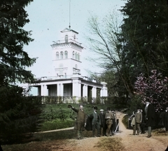 Horvátország, Zágráb, Maksimir park, Kilátótorony (Vidikovac kiosk)., 1910, Magyar Földrajzi Múzeum / Diagyűjtemény, színezett kép, Franz Schücht-terv, Fortepan #95031