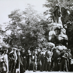 Olaszország, Velence, Viale Giuseppe Garibaldi, Garibaldi-szobor (Augusto Benvenuti, 1887.)., 1910, Magyar Földrajzi Múzeum / Diagyűjtemény, szobor, Giuseppe Garibaldi-ábrázolás, Fortepan #95055