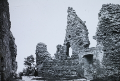 Hungary,Danube Bend, Visegrád, Fellegvár., 1906, Magyar Földrajzi Múzeum / Diagyűjtemény, castle ruins, Fortepan #95094