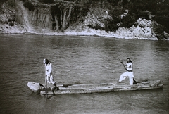 1908, Magyar Földrajzi Múzeum / Diagyűjtemény, canoe, Fortepan #95122