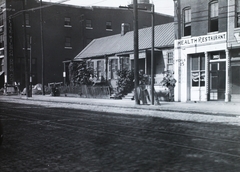 Amerikai Egyesült Államok, Tennessee állam, Memphis, South Main Street a Huling Avenue kereszteződésénél., 1910, Magyar Földrajzi Múzeum / Diagyűjtemény, utcakép, étterem, Fortepan #95135