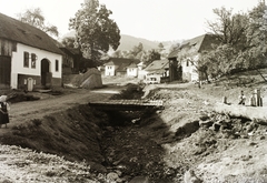 Szlovákia, Sebő, a község főutcája., 1933, Schermann Ákos, Schermann Szilárd, Csehszlovákia, ház, főutca, Fortepan #95500