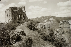 Slovakia, Turňa nad Bodvou, Vár., 1931, Schermann Ákos, Schermann Szilárd, Czechoslovakia, ruins, castle ruins, castle, Fortepan #95713