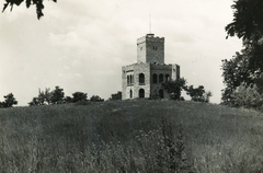 Magyarország, Visegrád, Nagyvillám, Zsitvay kilátó., 1934, Schermann Ákos, emlékmű, torony, kilátó, Magyar Turisták Szövetsége, Hannig Miklós-terv, Uzvölgyi József-terv, Fortepan #95759