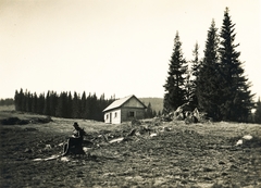 Slovakia,Nízke Tatry, Király-hegy, menedékház., 1931, Schermann Ákos, Czechoslovakia, mountain, Tatra Mountains, Fortepan #95854