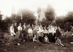 Szlovákia, Szlovák Paradicsom Nemzeti Park, Menedékkő-fennsík (Klaštorisko), a karthauzi kolostor romja., 1920, Schermann Ákos, Csehszlovákia, rom, kolostor, Kartauzi rend, Fortepan #95891