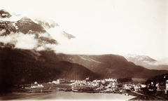 Svájc, St. Moritz, látkép, középen a tóparton a St. Karl-templom., 1927, Schermann Ákos, Fortepan #95900