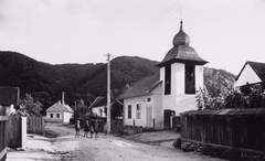 Szlovákia, Besztercebánya, Majer (ekkor önálló, ma Majorfalva néven a város része)., 1935, Schermann Ákos, templom, Fortepan #96024