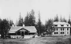 Slovakia, High Tatras, Hrušov, Késmárki itató (ekkor Késmárk, ma Magastátra város része)., 1930, Schermann Ákos, Czechoslovakia, Tatra Mountains, Fortepan #96044