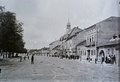 Románia,Erdély, Marosvásárhely, Rózsák tere (Piata Trandafirilor, ekkor Széchenyi tér)., 1900, Magyar Földrajzi Múzeum / Erdélyi Mór cége, divat, utcakép, Fortepan #96263