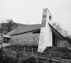 Hungary, Cserépváralja, modern templom (tervező: Csaba László, 1961.)., 1962, Kotnyek Antal, Fortepan #96517