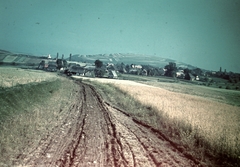 1938, Fortepan, színes, földút, tájkép, domb, Fortepan #9663