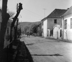 Magyarország,Dunakanyar, Visegrád, Rév utca., 1963, UVATERV, utcakép, antenna, Fortepan #96643