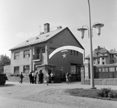 Magyarország, Eger, Vasút utca 1., MÁVAUT központ., 1964, UVATERV, Fortepan #97022