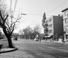 Magyarország, Budapest XIV., Thököly út a Columbus utcától a Hungária körút felé nézve., 1968, UVATERV, Budapest, Fortepan #97407