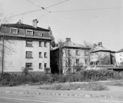 Magyarország, Budapest XIV., Bácskai utcai házak Thököly út felőli frontja a Mexikói útról nézve., 1968, UVATERV, Budapest, Fortepan #97412