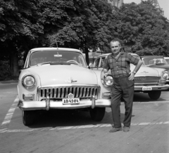 Magyarország, Budapest XI., Műegyetem rakpart., 1970, UVATERV, GAZ M21 Volga, rendszám, Budapest, Fortepan #97901