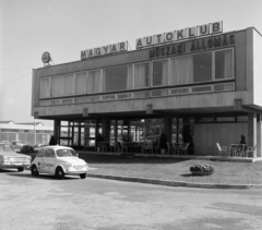 Magyarország, Budapest XI., Boldizsár utca, a Magyar Autóklub Műszaki Állomása., 1970, UVATERV, Magyar Autóklub, Steyr-Puch 500, Budapest, Fortepan #97966