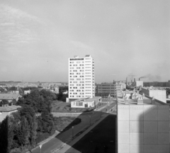 Magyarország, Budapest XI., Kocsis utca, szemben a Földalatti Vasút Vállalat munkásszállója a Fejér Lipót (Török Ignác) utca felől nézve, 1970, UVATERV, Budapest, Fortepan #97985