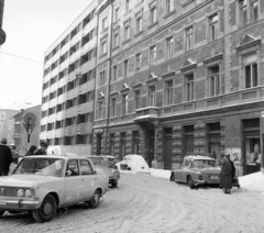 Magyarország, Budapest I., Batthyány utca a Fő utcáról nézve., 1971, UVATERV, Polski Fiat 125p, Citroen DS, Budapest, Fortepan #98008