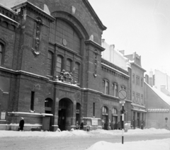 Magyarország, Budapest I., Batthyány téri vásárcsarnok., 1971, UVATERV, Budapest, Klunzinger Pál-terv, Fortepan #98011