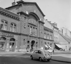 Magyarország, Budapest I., Batthyány téri vásárcsarnok., 1971, UVATERV, Budapest, Klunzinger Pál-terv, Fortepan #98065