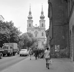 Magyarország, Budapest I., Batthyány tér, szemben a Szent Anna-templom., 1971, UVATERV, Robur-márka, Volán-szervezet, Budapest, Fortepan #98072