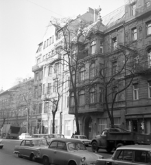 Magyarország, Budapest VIII., Baross utca a Szűz utca felől a Horváth Mihály tér felé nézve., 1972, UVATERV, Budapest, Fortepan #98395