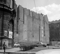 Magyarország, Budapest VIII., Szabó Ervin tér, szemben az Üllői út, a lebontott házak helyén irodaházak épültek, és nyílt egy névtelen utca., 1973, UVATERV, Budapest, Fortepan #98494