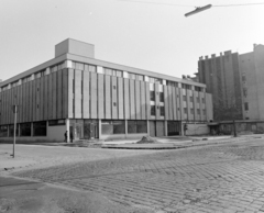 Magyarország, Budapest XIII., Hegedűs Gyula utca 79-81., garázs- és irodaépület (később a Közbeszerzési és Ellátási Főigazgatóság / KEF telephelye)., 1974, UVATERV, Budapest, Fortepan #98575