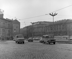 Magyarország, Budapest V.,Budapest VI., Nugati (Marx) tér a Bajcsy-Zsilinszky út felé nézve., 1976, UVATERV, Zuk-márka, Nysa 522, Budapest, Fortepan #99109