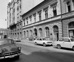 Magyarország, Budapest IX., Ráday utca a Boráros tér irányából a Bakáts tér felé nézve., 1976, UVATERV, rendszám, Budapest, Fortepan #99118