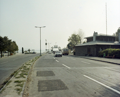 Magyarország,Balaton, Tihany, Rév utca a kompkikötőnél., 1973, UVATERV, színes, komp, Fortepan #99297