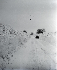 1942, Kurutz Márton, winter, snow, automobile, Fortepan #9930