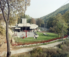 Magyarország, Budapest XII., Zugliget, a Libegő alsó állomása., 1973, UVATERV, színes, Budapest, Fortepan #99302