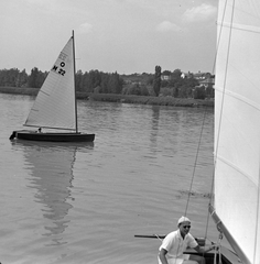 1942, Kurutz Márton, sailboat, sailing, Fortepan #9936