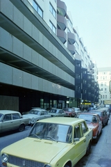 Magyarország, Budapest V., Aranykéz utca a Türr István utca felé nézve., 1987, UVATERV, színes, Budapest, Fortepan #99511